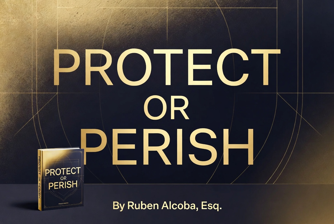 Protect or Perish patent strategy book for inventors and entrepreneurs by Ruben Alcoba, guide to patent strategy and global protection